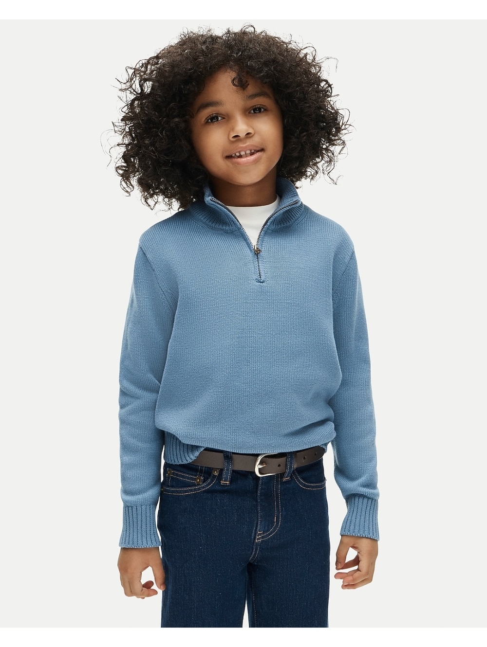 Crewcuts Heritage Quarter Zip Sz 4-5 Years EUC